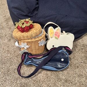 Charming Animal and Basket Gymboree Bag Trio